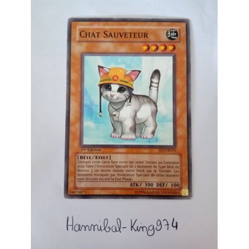 Yu-Gi-Oh ! Chat Sauveteur Fet-Fr033 Commune