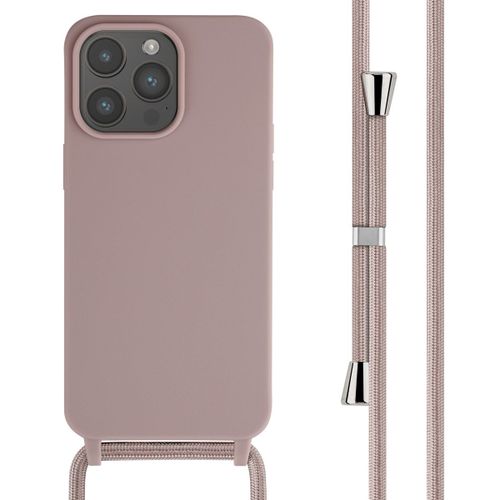 Imoshion ¿Coque En Silicone Avec Cordon Iphone 15 Pro Max Sand Pink