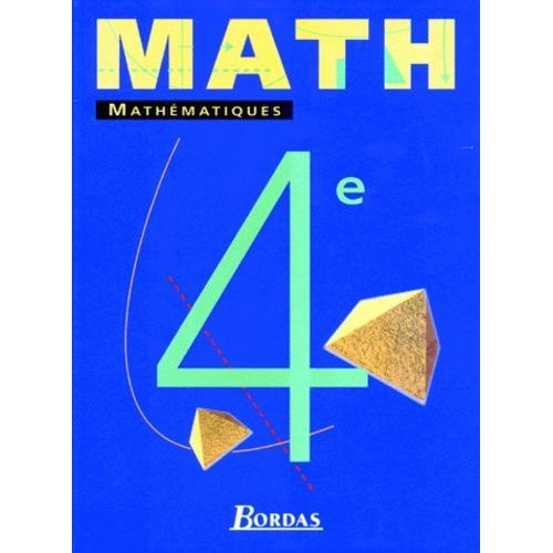 Mathematiques 4eme - Programme 1998