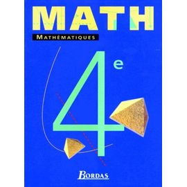 Mathematiques 4eme - Programme 1998