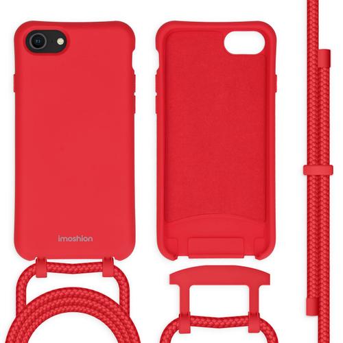 Imoshion Coque De Couleur Avec Cordon Amovible Iphone Se (2022 / 2020) / 8 / 7 Rouge