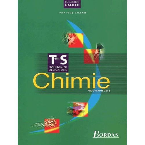 Chimie Terminale S. Enseignement Obligatoire, Programme 2002
