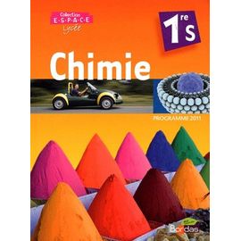 Chimie 1re S - Manuel Petit Format, Programme 2011