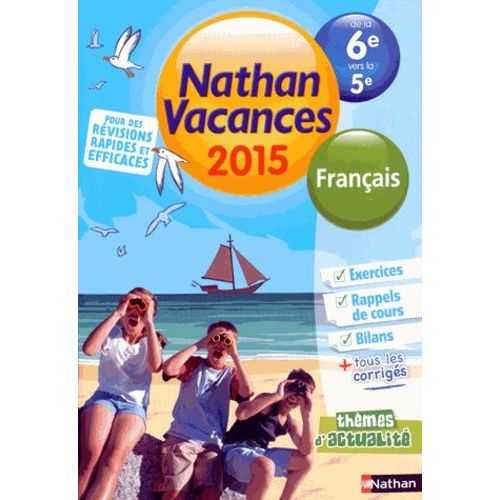 Nathan Vacances Français De Le 6e À La 5e