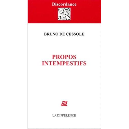 Propos Intempestifs