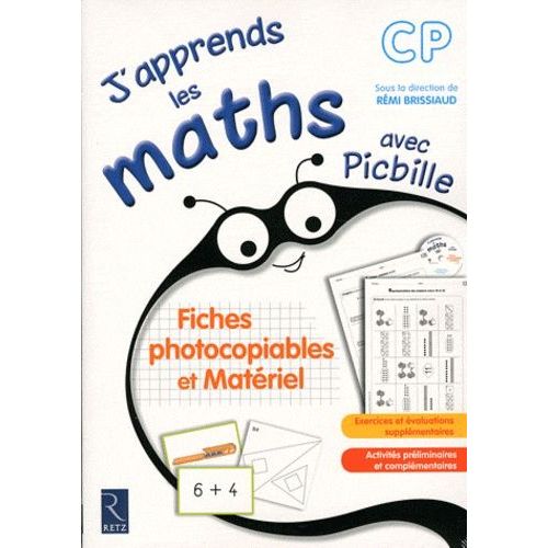 J'apprends Les Maths Avec Picbille Cp - Fiches Photocopiables Et Matériel