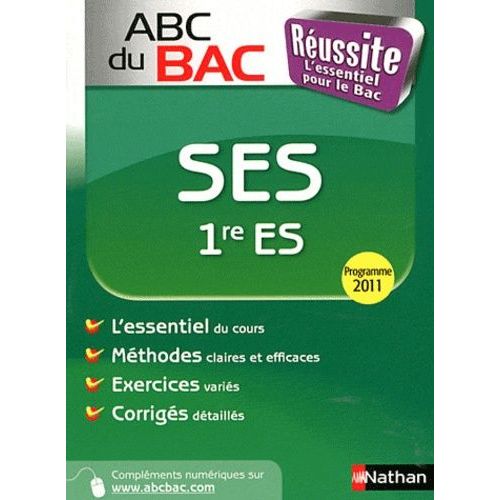 Sciences Économiques Et Sociales 1e Es - Programme 2011