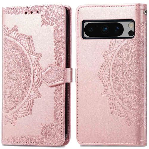 Imoshion Etui De Téléphone Portefeuille Mandala Google Pixel 8 Pro Rose Dorée
