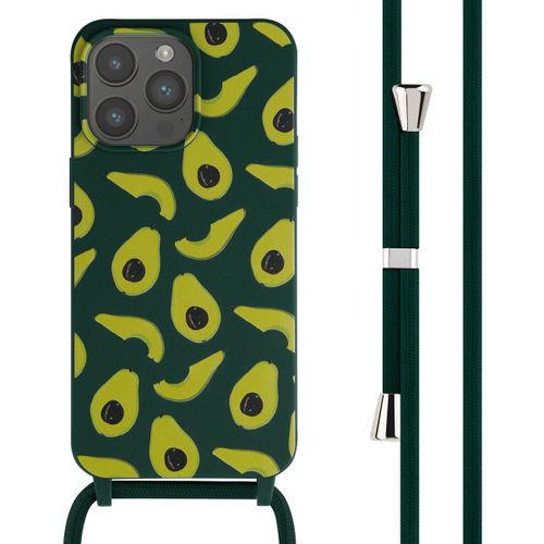 Imoshion Coque Design En Silicone Avec Cordon Iphone 15 Pro Max Avocado Green