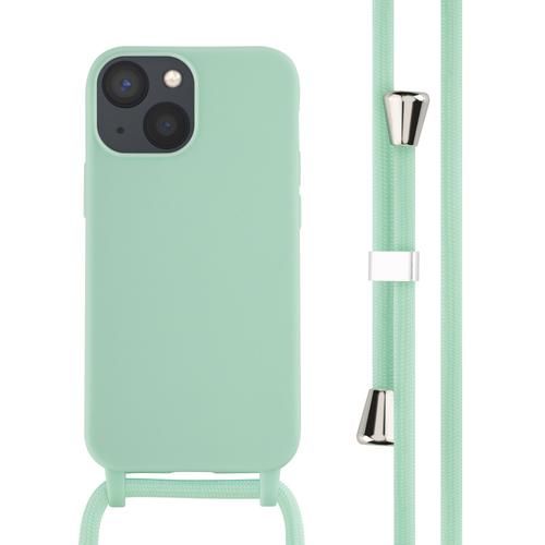 Imoshion ¿Coque En Silicone Avec Cordon Iphone 13 Mini Menthe Verte