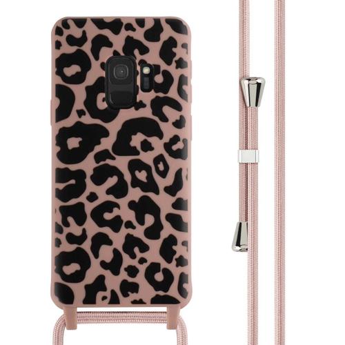 Imoshion Coque Design En Silicone Avec Cordon Samsung Galaxy S9 Animal Pink