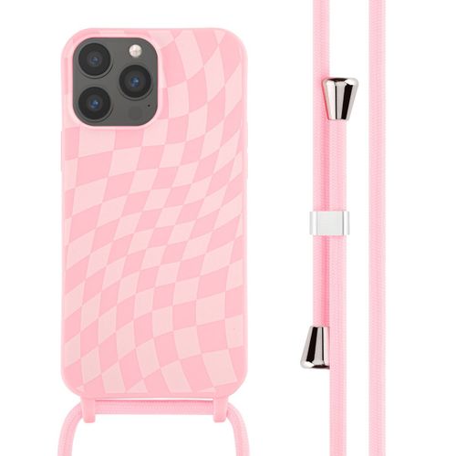 Imoshion Coque Design En Silicone Avec Cordon Iphone 13 Pro Max Retro Pink