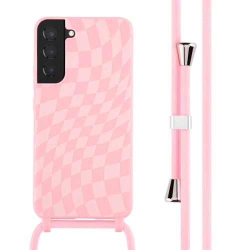 Imoshion Coque Design En Silicone Avec Cordon Samsung Galaxy S22 Plus Retro Pink