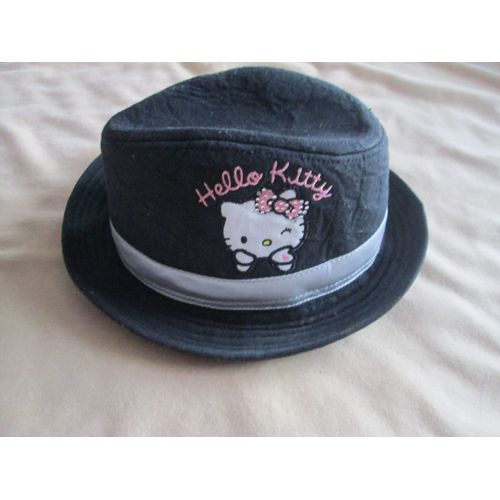 Chapeau Hello Kitty Noir Taille 49