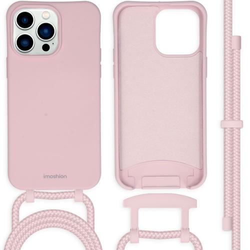 Imoshion Coque De Couleur Avec Cordon Amovible Iphone 14 Pro Max Rose