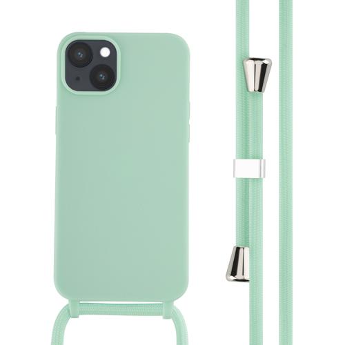 Imoshion ¿Coque En Silicone Avec Cordon Iphone 14 Plus Menthe Verte