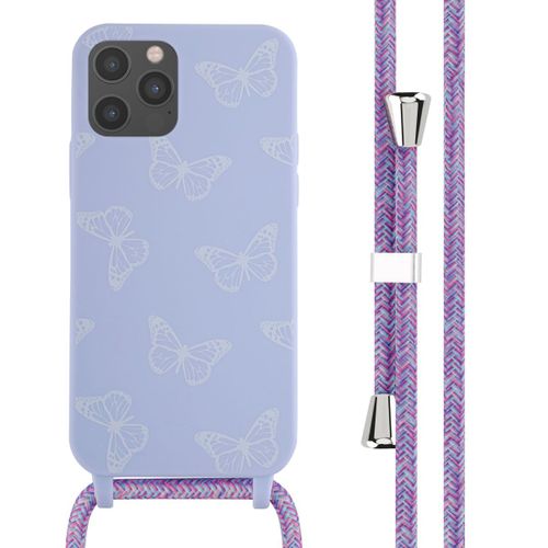 Imoshion Coque Design En Silicone Avec Cordon Iphone 12 (Pro) Butterfly