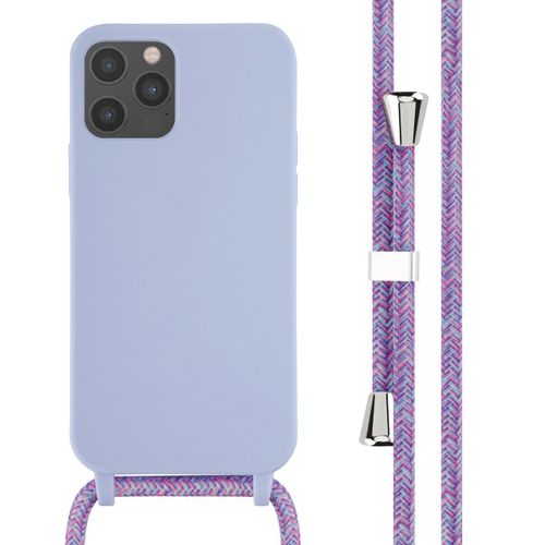 Imoshion ¿Coque En Silicone Avec Cordon Iphone 12 (Pro) Violet