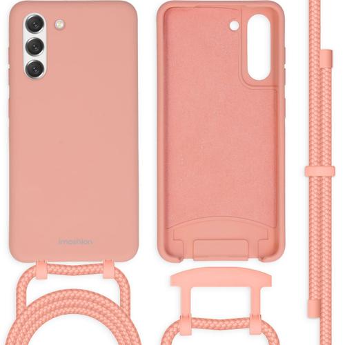 Imoshion Coque De Couleur Avec Cordon Amovible Samsung Galaxy S21 Fe Peach