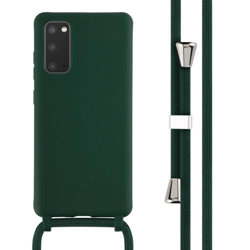 Imoshion ¿Coque En Silicone Avec Cordon Samsung Galaxy S20 Fe Vert Foncé