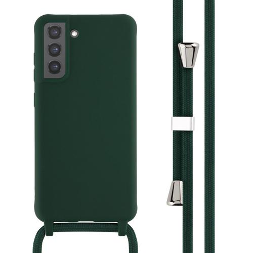 Imoshion ¿Coque En Silicone Avec Cordon Samsung Galaxy S21 Fe Vert Foncé