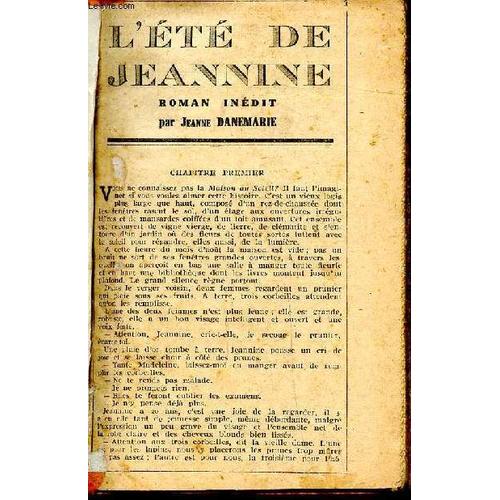 L Été De Jeannine Supplément Au N° 1-4 Du Petit Écho De La Mode Du 9 Janvier 1944