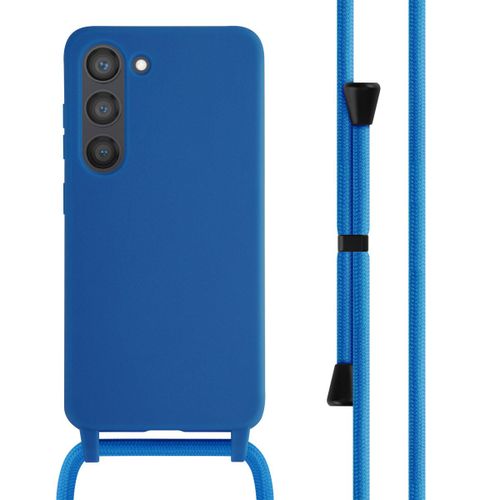 Imoshion ¿Coque En Silicone Avec Cordon Samsung Galaxy S23 Bleu