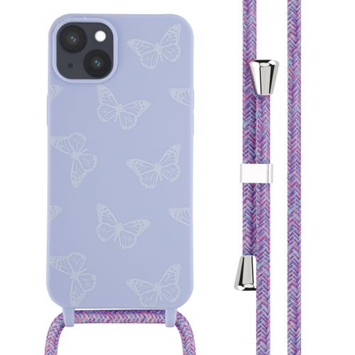 Imoshion Coque Design En Silicone Avec Cordon Iphone 14 Plus Butterfly