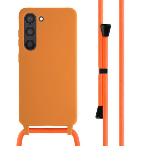 Imoshion ¿Coque En Silicone Avec Cordon Samsung Galaxy S23 Orange