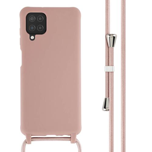 Imoshion ¿Coque En Silicone Avec Cordon Samsung Galaxy A12 Sand Pink