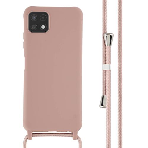 Imoshion ¿Coque En Silicone Avec Cordon Samsung Galaxy A22 (5g) Sand Pink