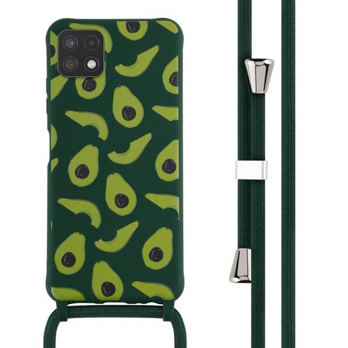 Imoshion Coque Design En Silicone Avec Cordon Samsung Galaxy A22 (5g) Avocado Green