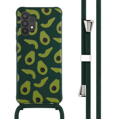 Imoshion Coque Design En Silicone Avec Cordon Samsung Galaxy A32 (4g) Avocado Green