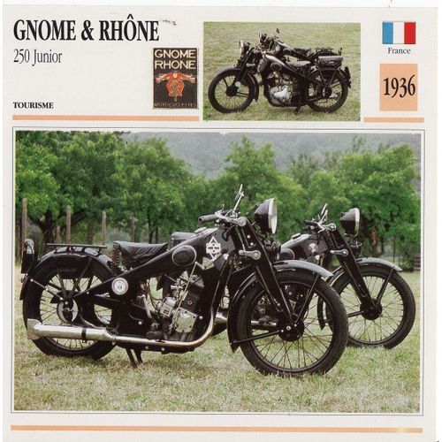 Fiche Moto Passion Gnome & Rhône 250 Junior