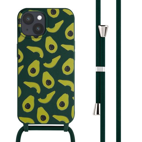 Imoshion Coque Design En Silicone Avec Cordon Iphone 15 Avocado Green