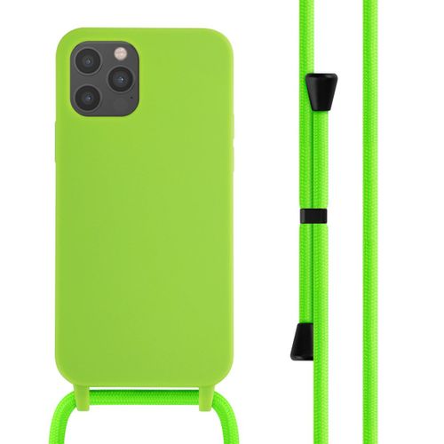 Imoshion ¿Coque En Silicone Avec Cordon Iphone 12 (Pro) Vert Fluo