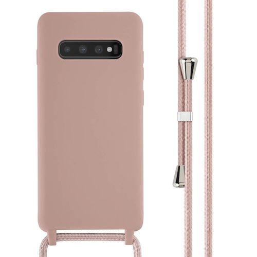 Imoshion ¿Coque En Silicone Avec Cordon Samsung Galaxy S10 Plus Sand Pink