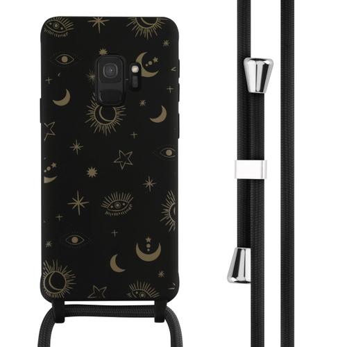 Imoshion Coque Design En Silicone Avec Cordon Samsung Galaxy S9 Sky Black