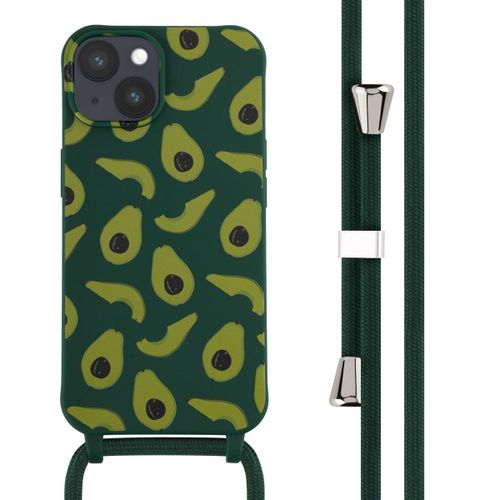Imoshion Coque Design En Silicone Avec Cordon Iphone 14 Avocado Green