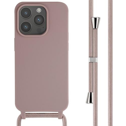 Imoshion ¿Coque En Silicone Avec Cordon Iphone 15 Pro Sand Pink