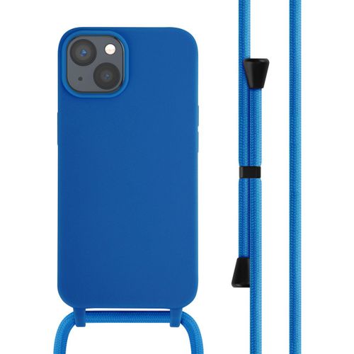 Imoshion ¿Coque En Silicone Avec Cordon Iphone 14 Bleu