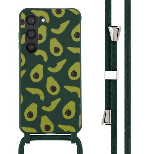 Imoshion Coque Design En Silicone Avec Cordon Samsung Galaxy S23 Avocado Green
