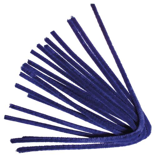 Chenille Bleu Foncé Ø 9 Mm 50 Cm 10 Pièces - Rayher