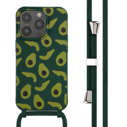 Imoshion Coque Design En Silicone Avec Cordon Iphone 14 Pro Avocado Green