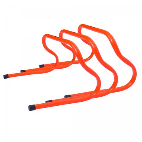 Gorilla Sports - Lot De 3 Haies D'entraînement - 15 Cm À 50 Cm De Hauteur - Couleur : 23 Cmrouge