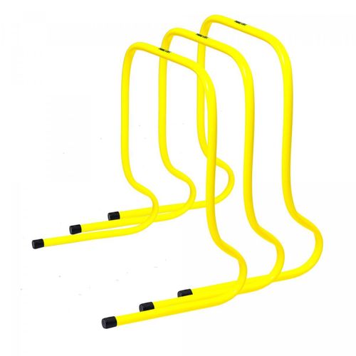 Gorilla Sports - Lot De 3 Haies D'entraînement - 15 Cm À 50 Cm De Hauteur - Couleur : 50 Cm Jaune