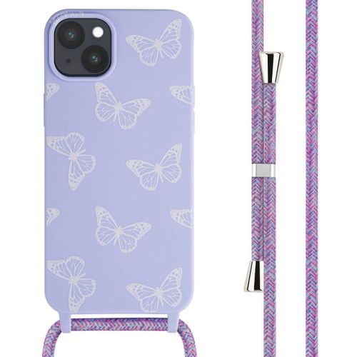 Imoshion Coque Design En Silicone Avec Cordon Iphone 15 Plus Butterfly