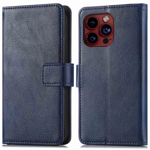 Imoshion Étui De Téléphone Portefeuille Luxe Iphone 15 Pro Max Bleu Foncé