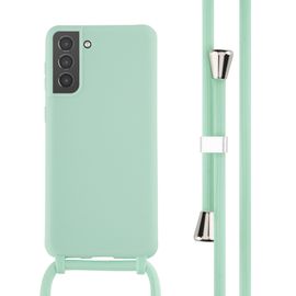 Imoshion ¿Coque En Silicone Avec Cordon Samsung Galaxy S21 Plus Menthe Verte