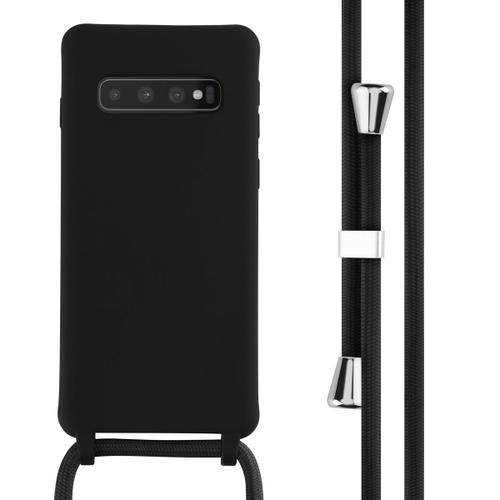 Imoshion ¿Coque En Silicone Avec Cordon Samsung Galaxy S10 Noir